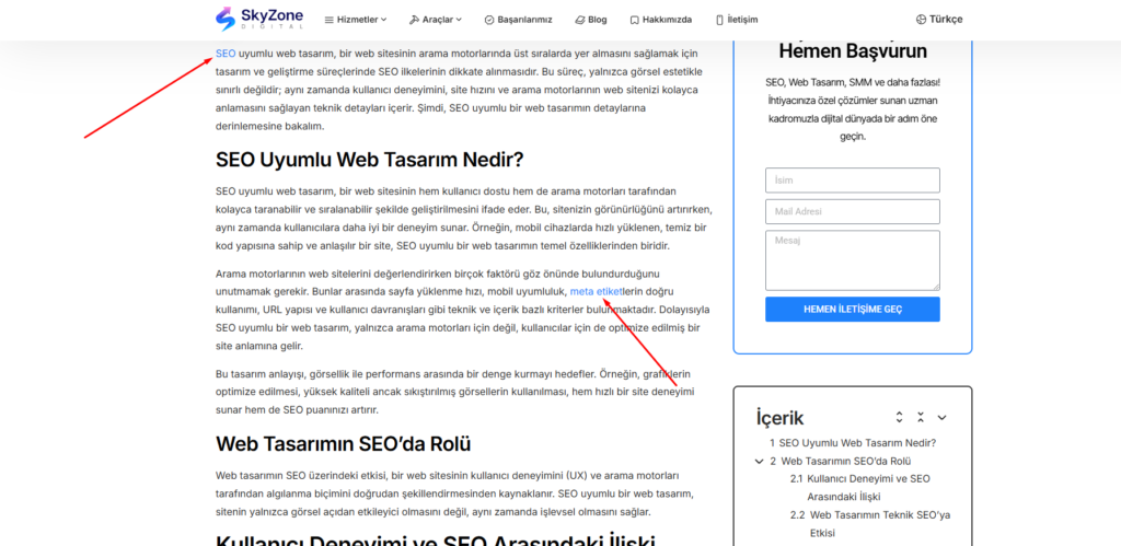 SEO Uyumlu Web Tasarım​ Nasıl Olmalıdır?