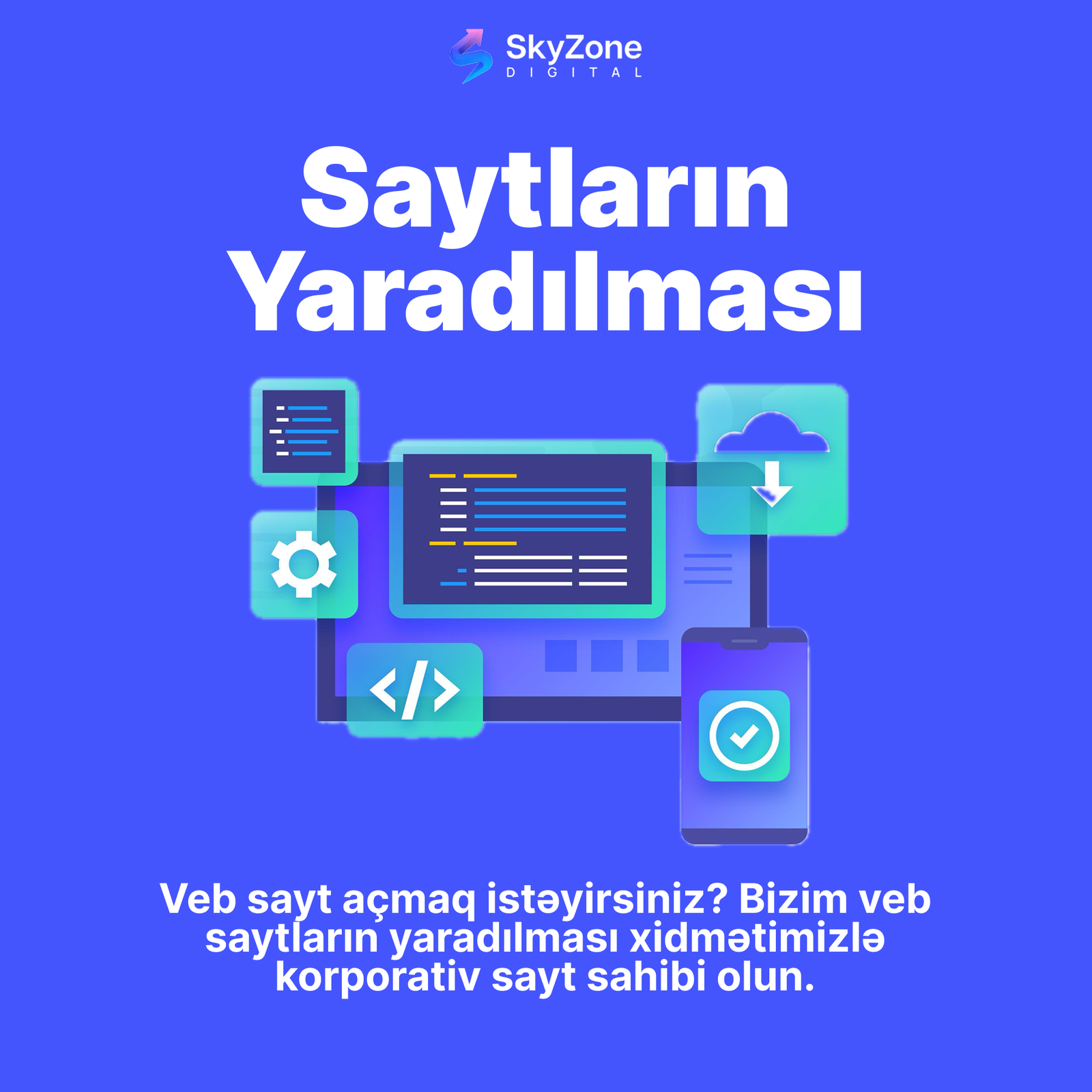 Veb Sayt Hazırlanması - SkyZone Digital