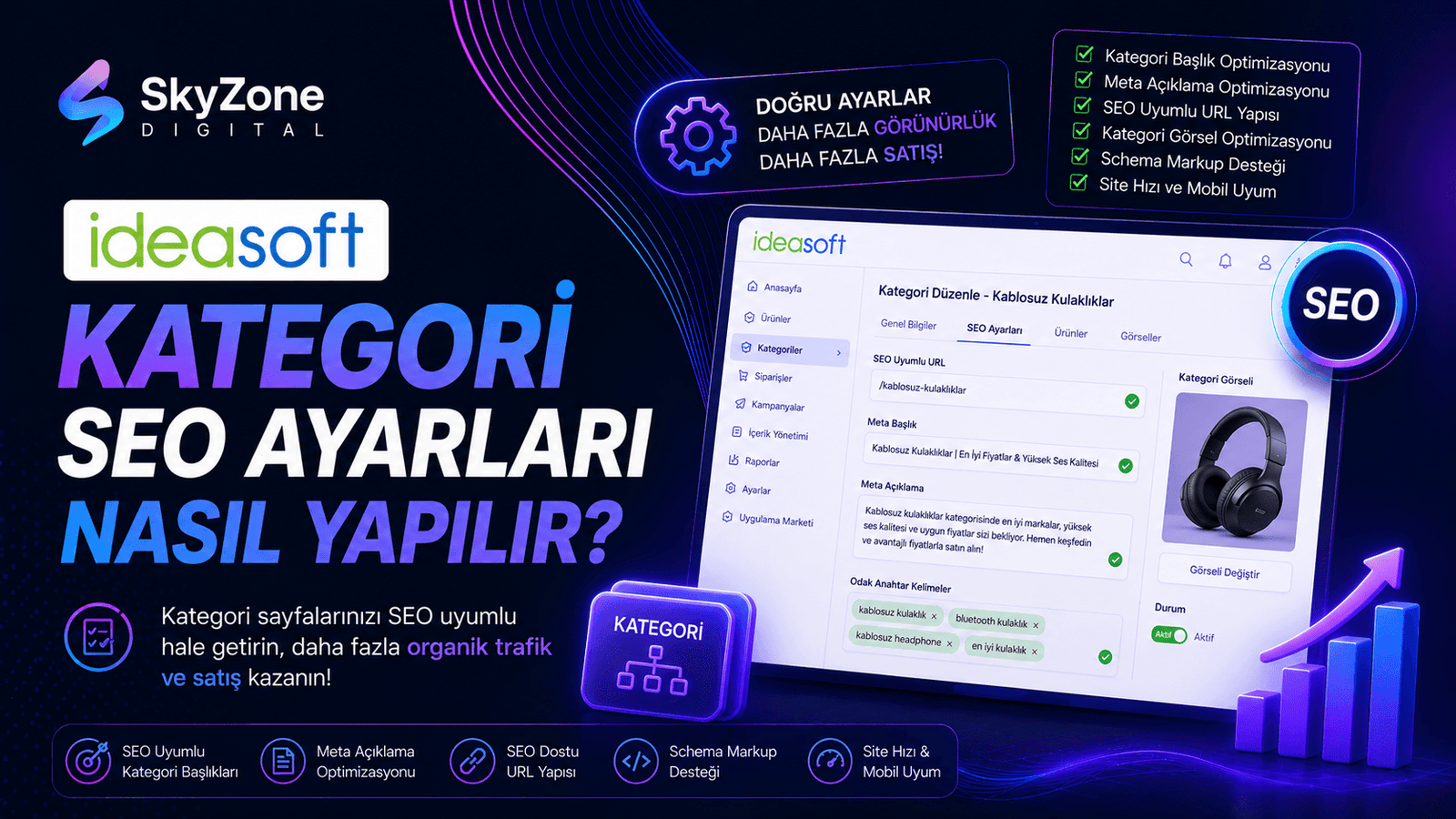 IdeaSoft Kategori SEO Ayarları Nasıl Yapılır?