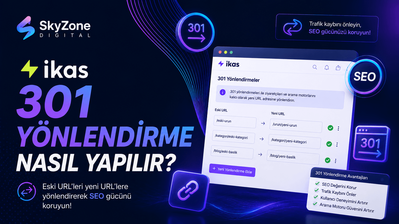 ikas 301 Yönlendirme Nasıl Yapılır?