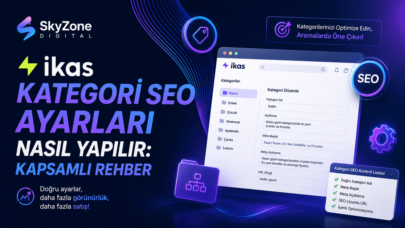 ikas Kategori SEO Ayarları Nasıl Yapılır: Kapsamlı Rehber
